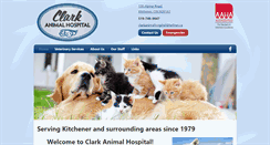 Desktop Screenshot of clarkanimalhospital.com